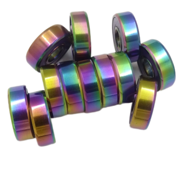 6 608 2RS skate bearing with rainbow ring (1)