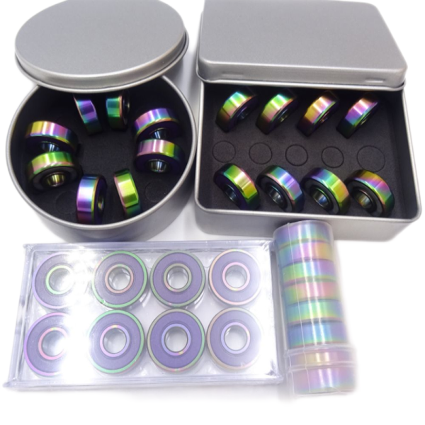 6 608 2RS skate bearing with rainbow ring (3)