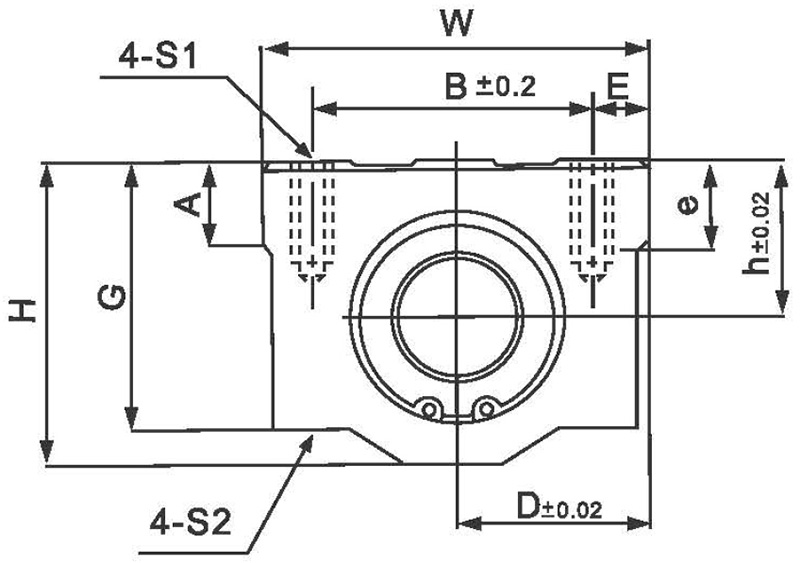 SCE-V linear bearing