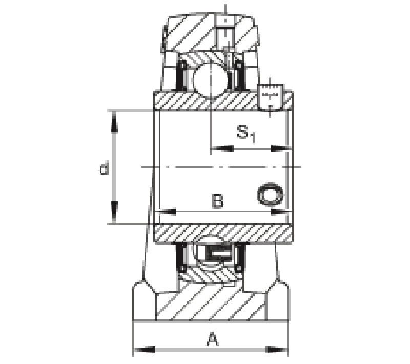 UCPA pilow block bearing 1 2